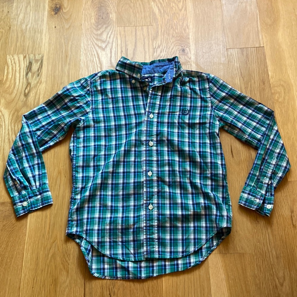 Chaps Kids Button Down Shirt Size 7